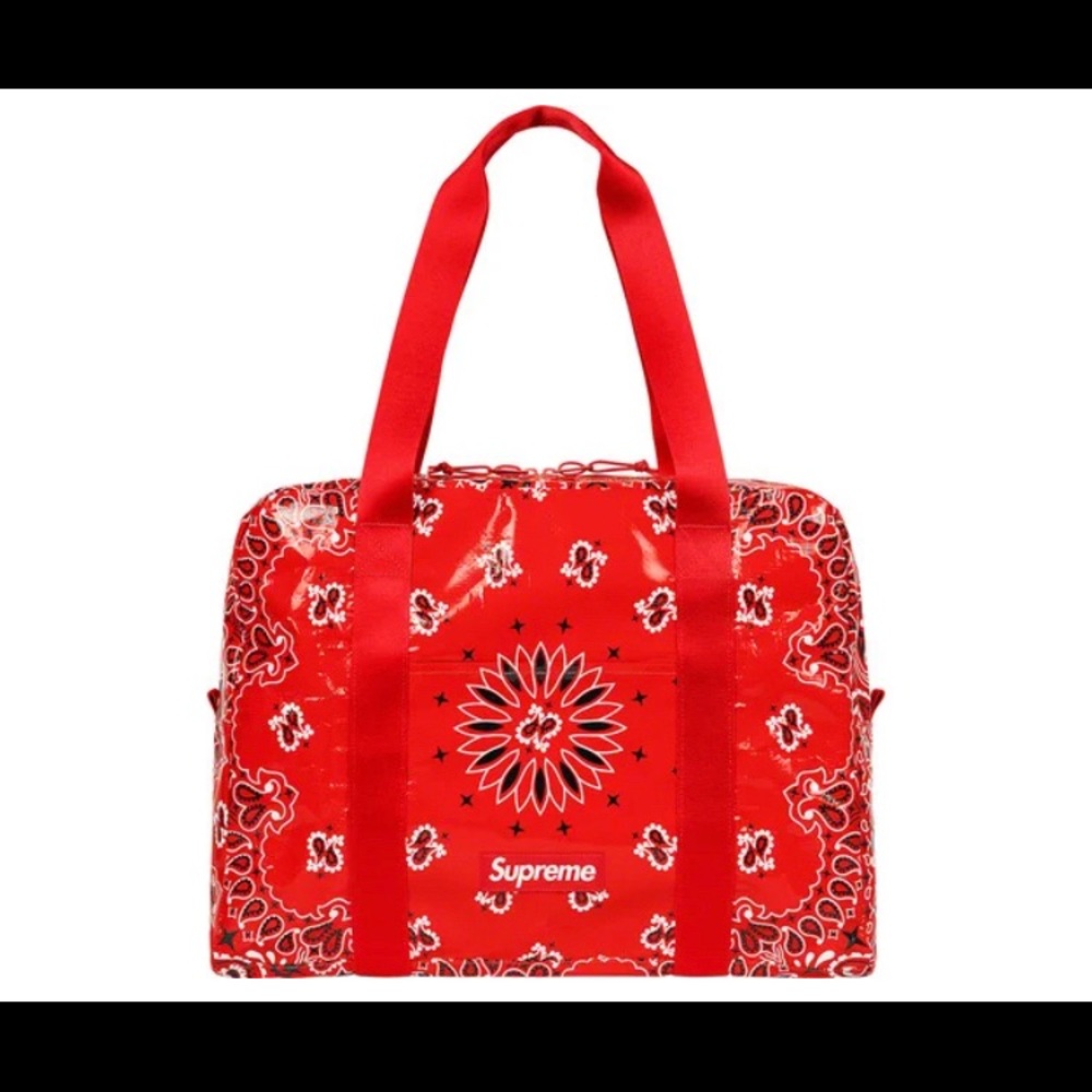 Supreme Bandana Tarp Small Duffle Bag